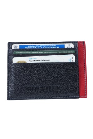 STEVE MADDEN Card Holder & Keychain Set